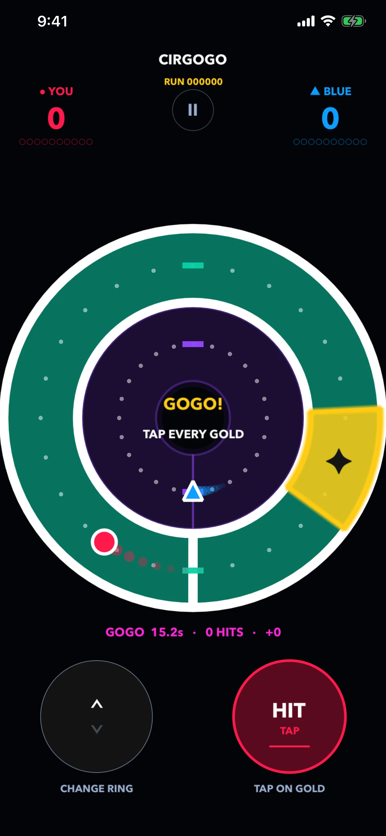 CirGoGo GoGo Speed Round with fast gold target